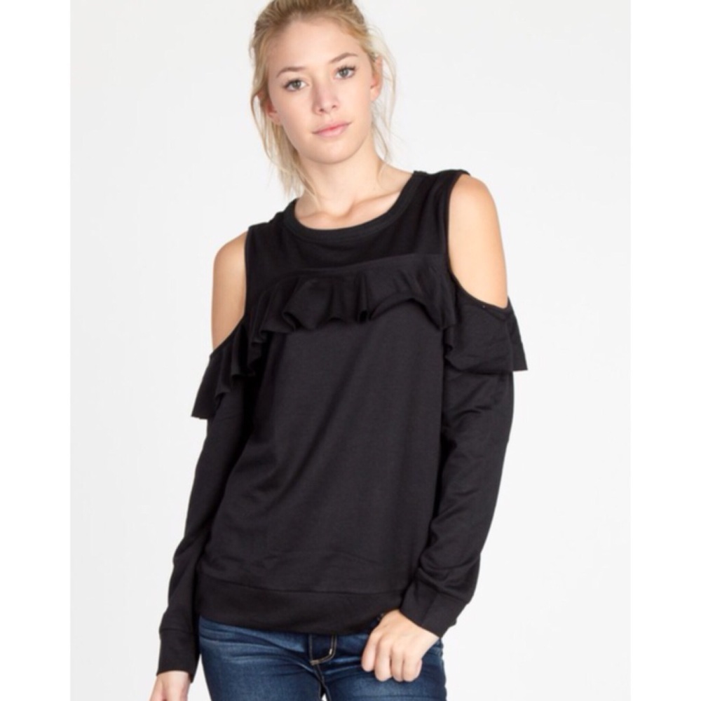 New! Cold Shoulder Top